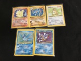 POKEMON MEGA Collection - 5 Holo Holofoil Vintage Trading Card Lot