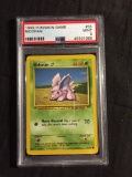 PSA Graded 1999 Pokemon Game Base Set Nidoran #55 Mint 9