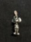 Disney Branded 20x11mm Mickey Mouse Sterling Silver Pendant