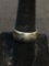 WM Designer 8mm Wide Domed High Polished Classic Sterling Silver Band