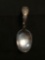 Signed Designer Stamped 1894 Mermaid Themed 4x1.25in Vintage Collectible Sterling Silver Spoon
