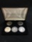 United States Silver Dollar Collectors Edition Box with 5 Morgan Silver Dollars from Estate