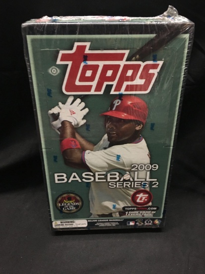 Factory Sealed Topps 2009 Baseball Series 2 Hobby Box 36 Pack Box