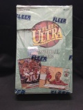 Factory Sealed Fleer Ultra '92-93 Series 1 Hobby Box 36 Pack Box