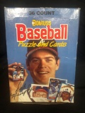 Complete Box Donruss 1988 Baseball Hobby Box 36 Count Box 36 Pack Box