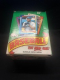 Complete Box 1990 Topps Baseball Hobby Box 36 Pack Box