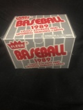 Factory Sealed Fleer 1989 Baseball Logo Stickers and Updated Trading Cards 132 Card Set