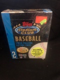 Factory Sealed Topps Stadium Club 1993 Baseball Series 2 Hobby Box