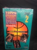 Factory Sealed Topps Stadium Club 1993-94 NBA Basketball Series 2 Hobby Box 1st Day Issue 24 Pack