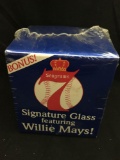 Bonus! Seagram's 7 Signature Glasss Featuring Willie Mays Still in Box