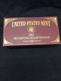 United States Mint 2007 Presidential Dollars ICG Graded Coins in Display Box from Collection - 12