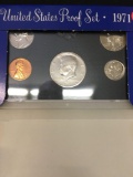 United States Proof Set-1971 Vintage Coin Set W/ Case