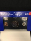 United States Proof Set-1972 Vintage Coin Set W/ Case