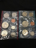 US Mint 1980 Uncirculated Coin Vintage Coin Set