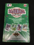 Factory Sealed Upper Deck Baseball Box 1990 Edition