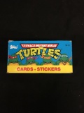 Unopened Topps Box Teenage Mutant Ninja Turtles Cards and Stickers