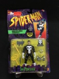 Sealed in Package Spider-Man The Punisher with Bonus Collector Pin Marvel Action Figure