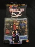 Sealed in Package Resident Evil 2 Claire Redfield & Zombie Cop Campcom Action Figure