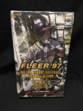 Factory Sealed Fleer '97 Baseball Hobby Box 36 pack Box