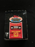 Topps 1992 Baseball Cards Series 2 Stadium Club Super Premium 32 Sealed Packs from Store Closeout