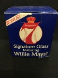 Seagram's Signature Glass Whiskey featuring Willie Mays in Original Box