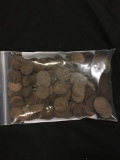 WOW Amazing Bag Full of Indian Head Pennies - Marked 200 G-VF Indian Heads on Bag from Estate