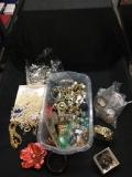 HUGE Tub of Mixed Estate Jewelry from Estate