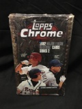 Factory Sealed Topps Chrome 2002 Baseball Series 2 Hobby Box 24 Pack Box