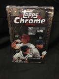 Factory Sealed Topps Chrome 2002 Baseball Series 2 Hobby Box 24 Pack Box