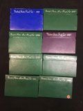 Lot of 8 United States Proof Coin Sets in Original Boxes