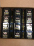 Lot of 12 Opened Pokemon Hidden Fates Tins with Box Toppers Only