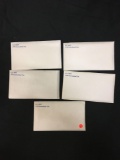 5 Count Lot of 1978 United States Uncirculated Coin Sets in Original Envelopes