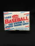 Factory Sealed Fleer Baseball 1988 Logo Stickers and Updated Trading Cards Set