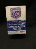 Super Bowl XXV Limited Edition Silver Anniversary Commemortive Card Set 150 Super Bowl Cards