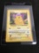 RARE 1999 Pokemon Shadowless Red Cheeks Pikachu Trading Card 59/102