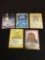 POKEMON MEGA Collection - Lot of 5 Holo Holofoil Trading Cards