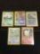 HIGH END POKEMON COLLECTION - 5 Holo Holofoil Cards from Original Binder