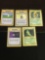 HIGH END POKEMON COLLECTION - Five 1st Edition SHADOWLESS Base Set Cards