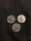 WOW Amazing Hand Carved Hobo Buffalo Nickel Lot of 3 Coins - RARE Artwork