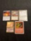 Lot of 5 Magic the Gathering GOLD SYMBOL Rare Cards - UNSEARCHED from Collection
