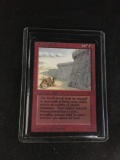 Magic the Gathering WALL OF STONE Vintage ALPHA Trading Card from Collection