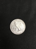 1946 United States Walking Liberty Silver Half Dollar - 90% Silver Coin