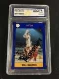 WCG Graded 1991 Collegiate Collection Prototype Bill Walton UCLA Basketball Card - Gem Mint 10