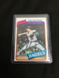 1980 Topps #580 NOLAN RYAN Angels Vintage Baseball Card