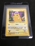 RARE 1999 Pokemon Shadowless Red Cheeks Pikachu Trading Card 59/102