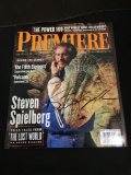 Hand Signed STEVEN SPIELBERG Autographed Premiere Magazine