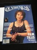 Hand Signed PAM TILLIS Autographed Country Music Magazine
