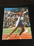 Hand Signed MICHAEL JOHNSON Olympic Gold Medalist Autographed 8x10 Photo