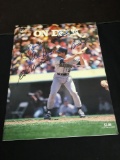 Hand Signed Mariners On Deck Magazine with 5 Autographs Incuding Eddie Matthews