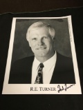 Hand Signed TED TURNER Autographed 8x10 Photo